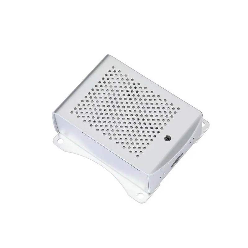Newest Aluminum Raspberry Pi 4 Case with fan Hanging bracket Compatible + Heatsink for Raspberry Pi 4 Model B