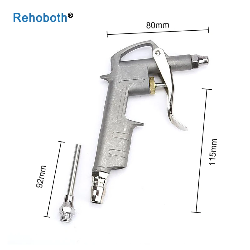 Pistola per pulizia pneumatica per auto Pistola per polvere ad aria compressa Pulitore ad alta pressione con asta di prolunga Strumenti per la pulizia dello spolverino