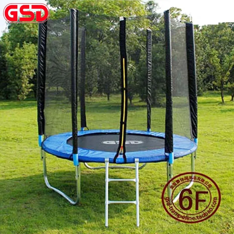 GSD High Quality 6 Feet Trampoline With Safety Net Fits And Ladder Jump Safe Net TUV-GS CE EN71 Were Approved