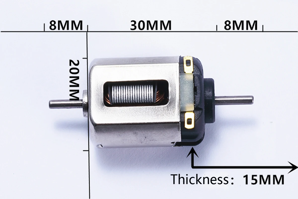 Boutique Self-Made Tamiya 4WD Motor 27000 RPM Single-Head Double-Head Carbon Brush Hand-Wound Strong Magnetic Performance RC Car