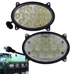 LED Light Tractor Sprayers for JoDee CasIH Combines Headlight 65W 6.3 Inch 39W 5.3 Inch White 12V 24V