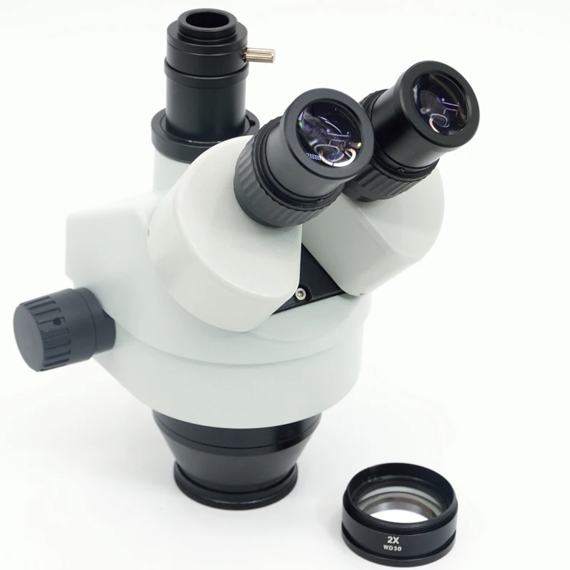 FYSCOPE 7X-90X Simul-Focal Trinocular Zoom Stereo Microscope Head Video Digital Microscope Body