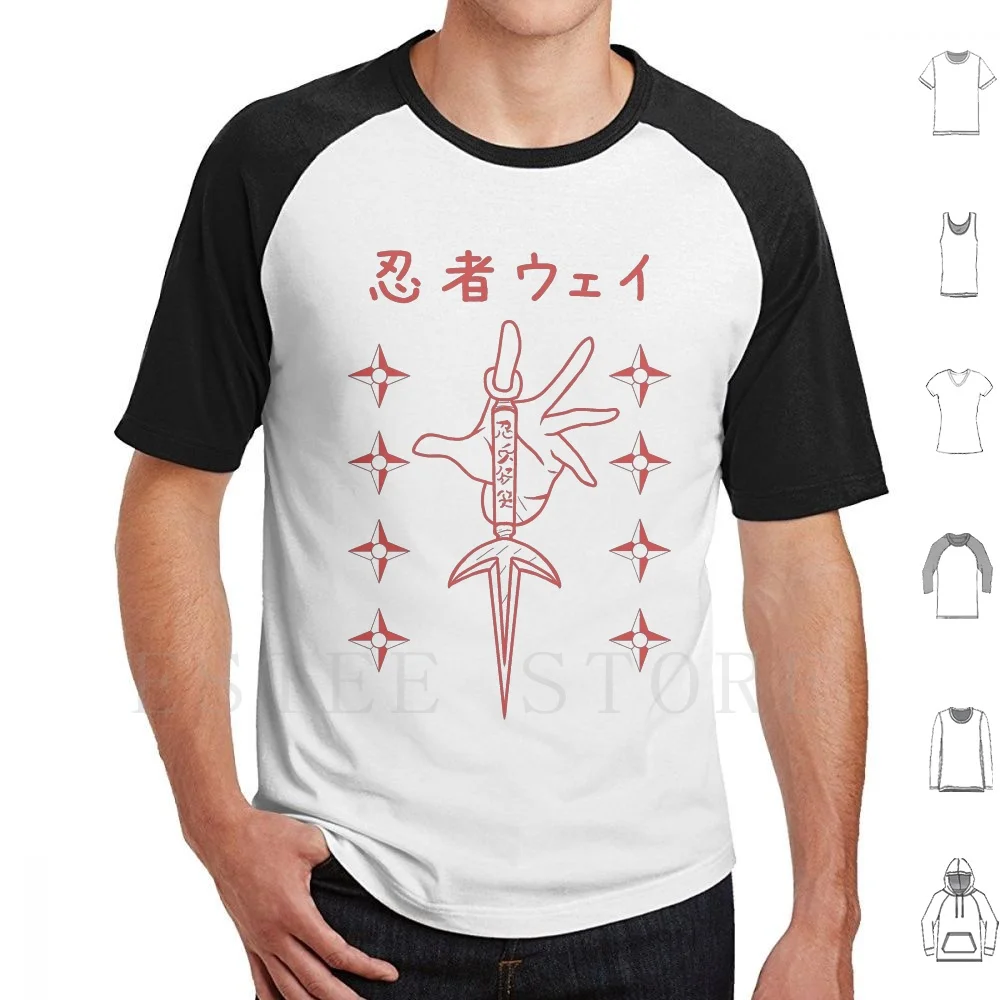 Way In Japanese T Shirt Cotton Men DIY Print Fourth Hokage Shuriken Sasuke Uchiha Sasuke Art Manga Manga Anime Anime Manga