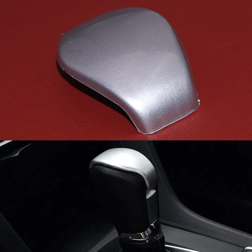 1Pc ABS Gear Shift Knob Cover Trim Center Bezel Lid Console Gear Box Panel Sticker Fit For Honda Civic Sedan 10TH 2016 2017 LHD