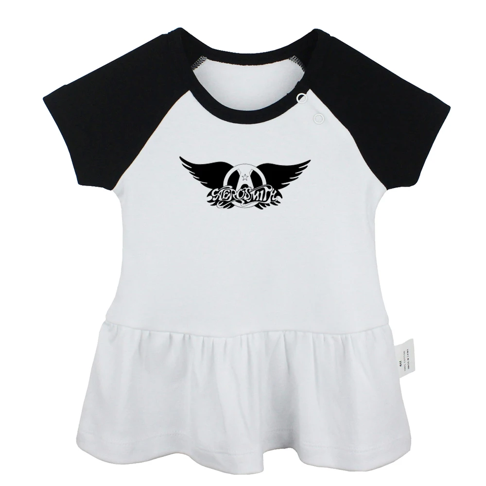 

Aerosmith Cartoon Panda Kong Fu Design Newborn Baby Girls Dresses Toddler Infant Cotton Clothes