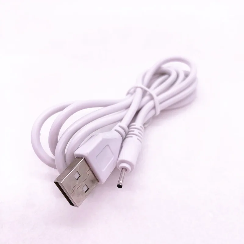 Kabel USB 1M/3FT DC 2mm do ładowania Nokia C5-00 C5-01 C5-02 C5-03 C5-04 C5-06 C5-07 C3 C2 C1 C7 1800 BIAŁY