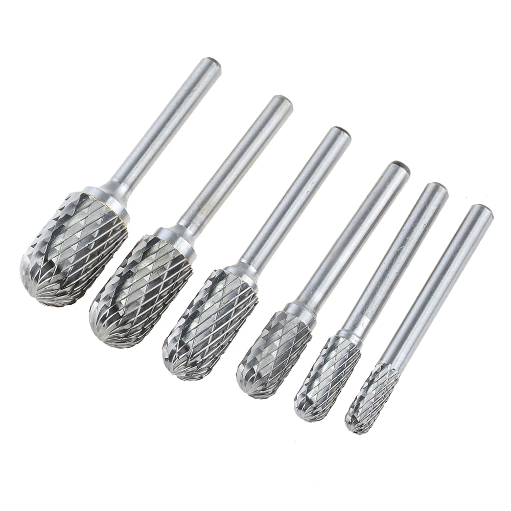 1Pc CX Type Head Tungsten Carbide Rotary File Tool Point Burr Milling Cutter Grinder Abrasive Tools Metalworking Bit Tools