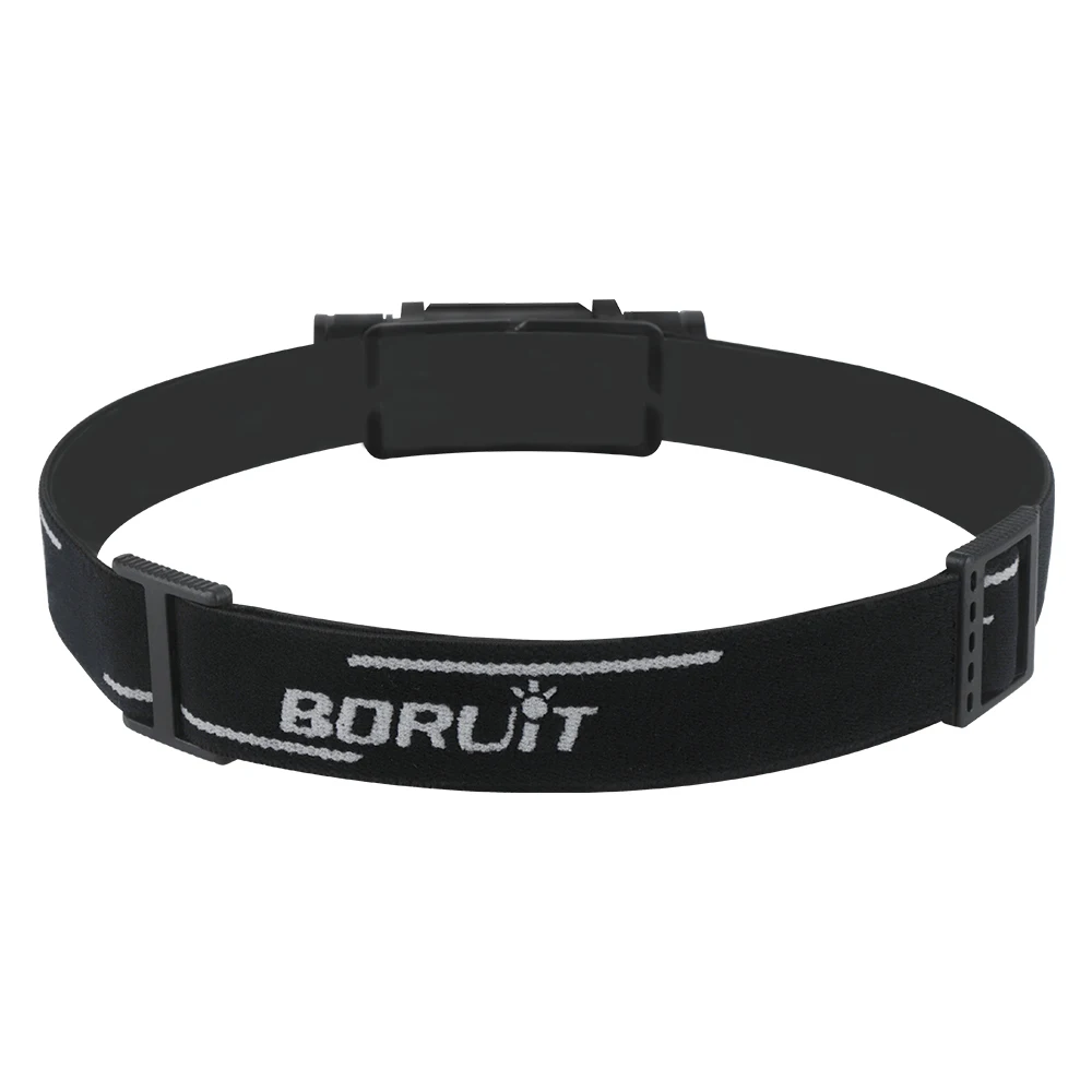 BORUiT-linterna de cabeza potente LED HP500 tipo C, recargable, 18650, resistente al agua, para pesca y caza