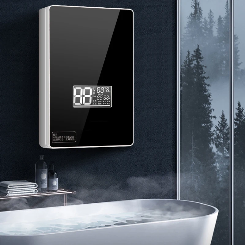 6000W Liền Máy Nước Nóng Nhỏ Nhanh Chóng Nóng Và Tắm Máy Cho Hộ Gia Đình Nhà Tắm Nhiệt Độ Không Đổi