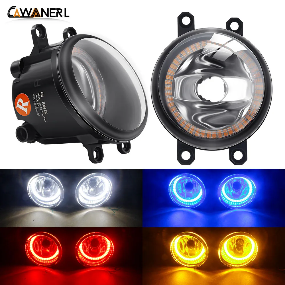 2 X Car Fog Light Assembly Halo Ring Daytime Running Lamp DRL H11 For Lexus IS350 IS250 ES350 LX570 HS250h RX350 GS350 CT200h