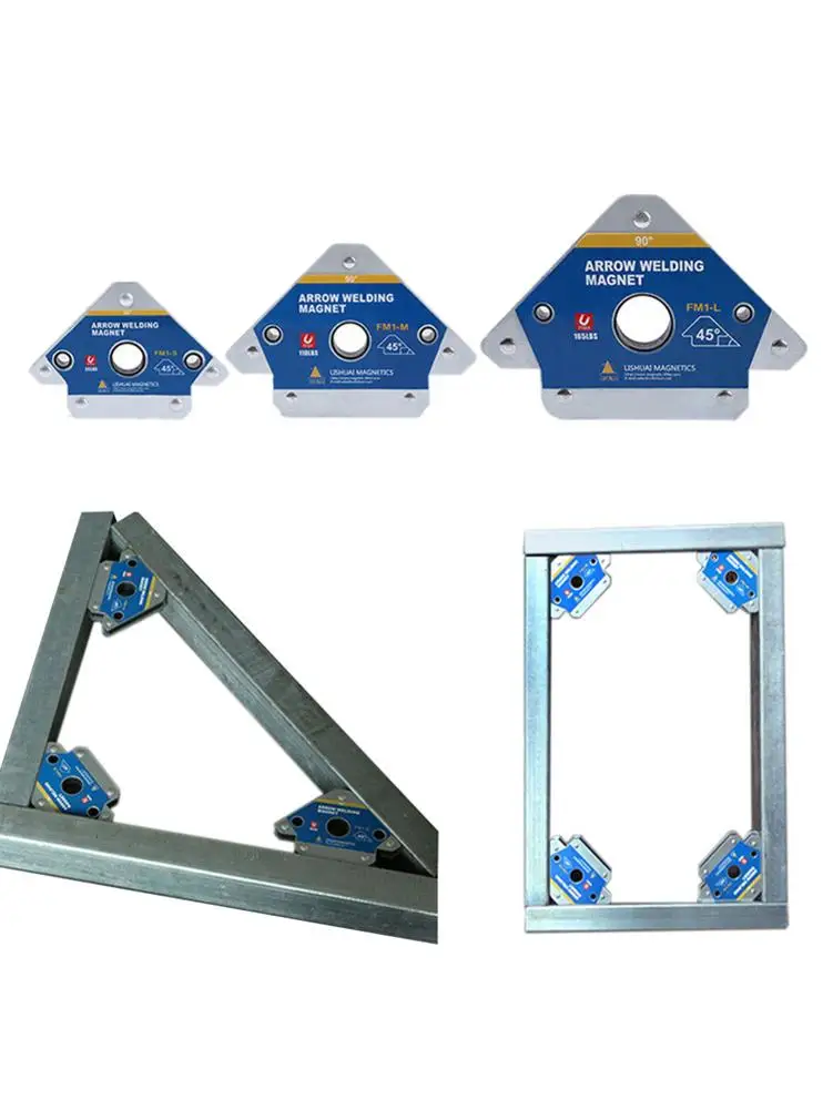 1/2Pcs/Set Welding Tool Multi-angle Solder Magnet Holder No Deformation Corrosion Resistance Arrow Clamp Welding Fixer Arrows