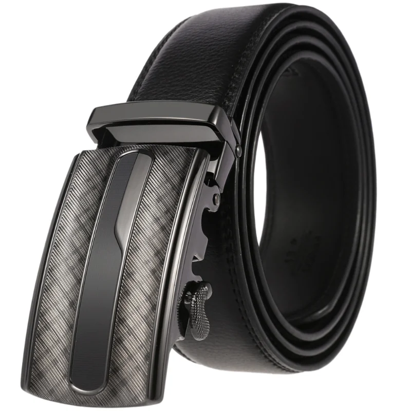 

New Famous Brand Belt Men Top Quality Genuine Luxury Leather Belts ,Strap Male Metal Automatic Buckle Designer Belt LY125-1286-1