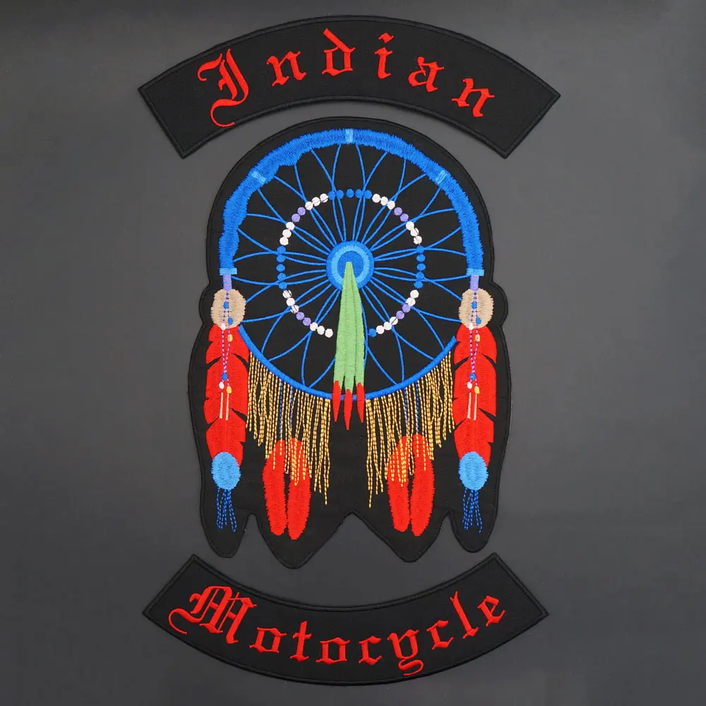 Dreamcatcher Embroidery Indian Motorcycle Patch Ethnic Style Clothes Stickers Apparel Accessories Badge