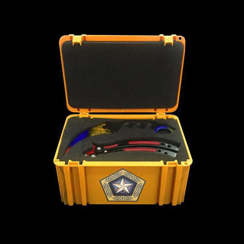 Csgo Gamma 2 Box Empty Weapon Box for Butterfly Karambit Knife Wood Box