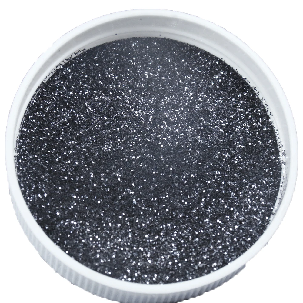 50g Gray Color Glitter Powder Pigment Coating Powder for Painting Nail Decorations Automotive Arts C