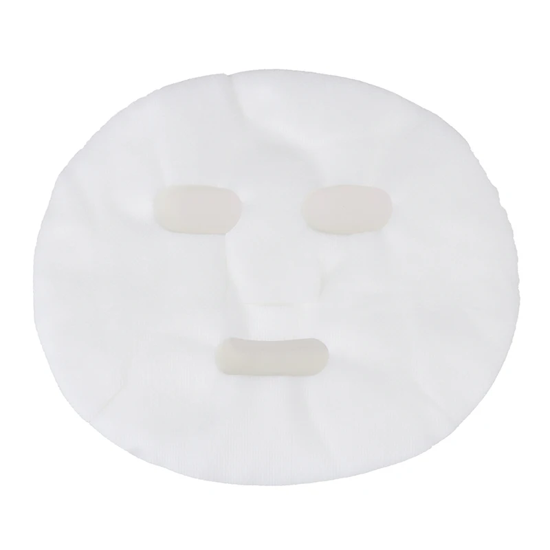 100pcs Disposable Face Mask DIY Soft Non-toxic Pure Facemask Sheet Beauty Tools Breathable Cotton Face Mask Sheet Paper