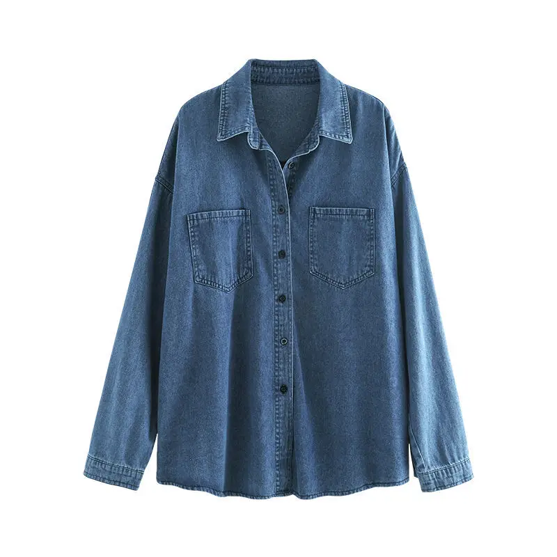 Jackets Women Denim Shirt Solid New Denim Jacket Jeans Bomber Coats Female Outwear Coat Harajuku Streetwear Gothic