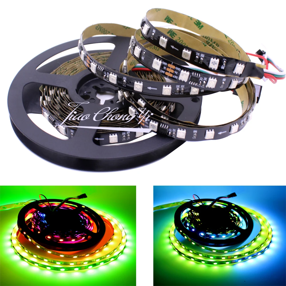 5M/lot 300LEDS WS2811 16703 IC 60led/m DC24V LED strip Addressable Digital RGB Dream Full color IP20 IP65 IP67 waterproof