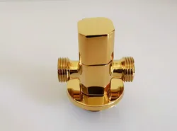 copper Plumbing Valve Wall two Outlet Male G1/2