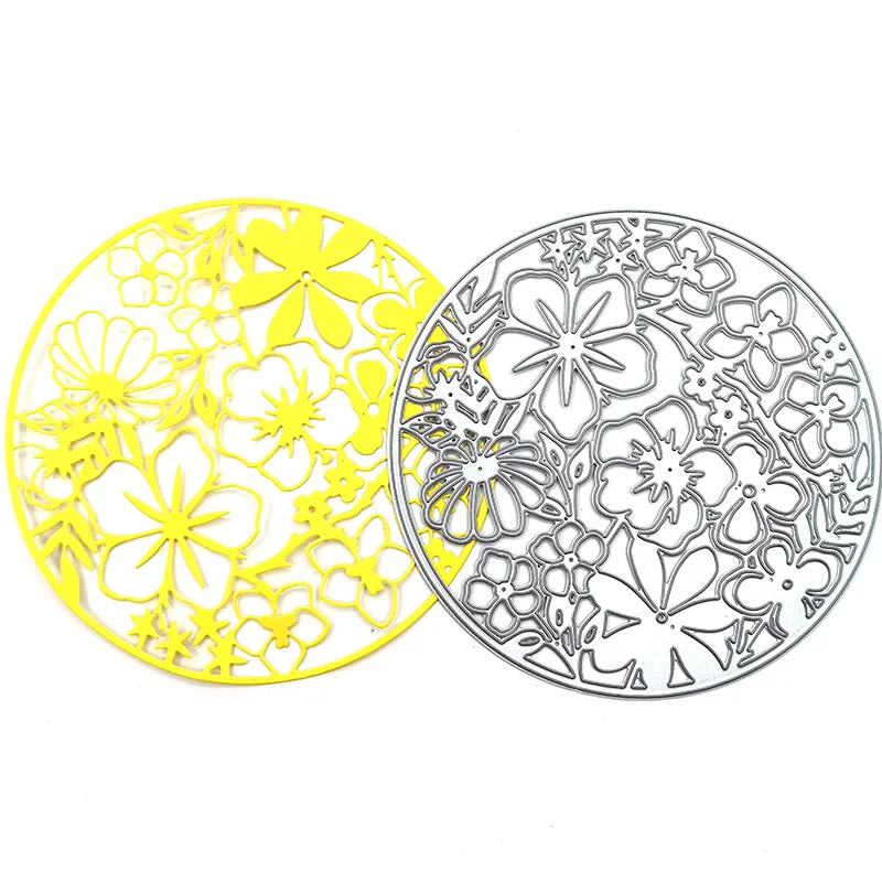

Julyarts Round Metal Cutting Dies Stencil Die Cut Dies Metal Cutting Dies Greeting Card Handmade NEW