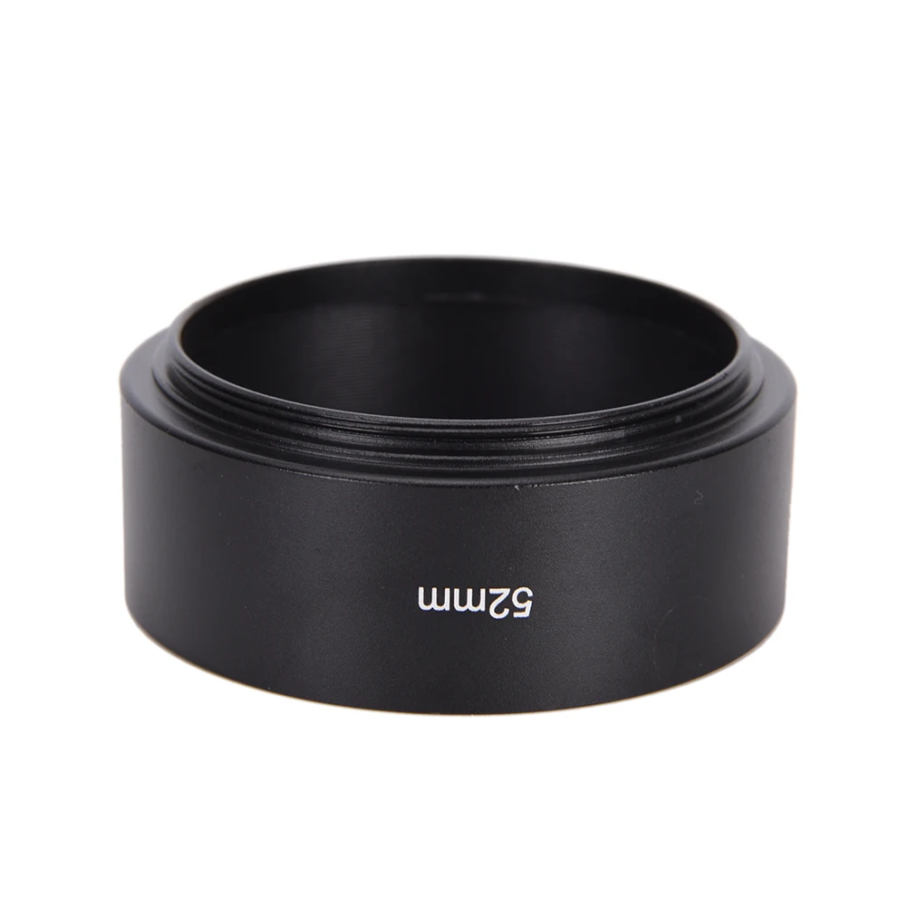 HOT 52mm Metal Camera Lens Hood For Canon Nikon 50mm F1.8 Tool Accessories