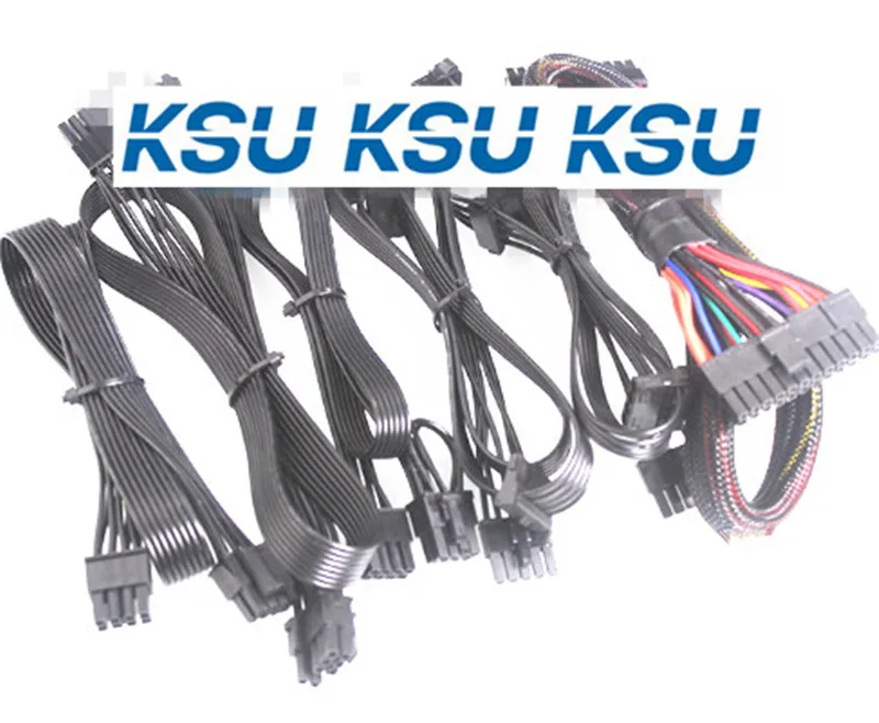 

5pin SATA/4pin IDE/dual 6+2pin/8(6+2)pin CPU 8Pin modular Power supply cable for Great Wall Dragon GW-EPS 1650 DA/GW-EPS 1560 DA