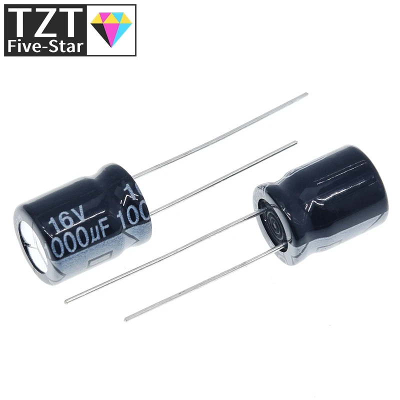 TZT 10/30 Stück Hochwertige 16V1000UF 10*13mm 1000UF 16V 10*13 Kondensatoren – Detail 3