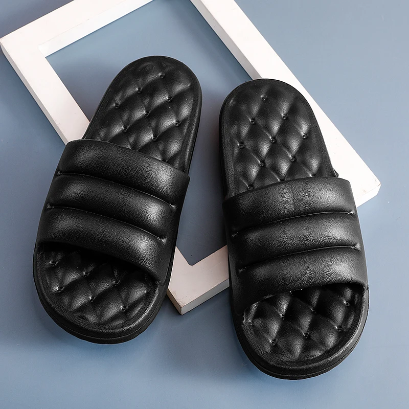 

Massage Men Slipper for Home Platform Beach Slippers Women EVA Non-slip Bath Outdoors Men's Summer Shoes Unisex Indoor Slippers