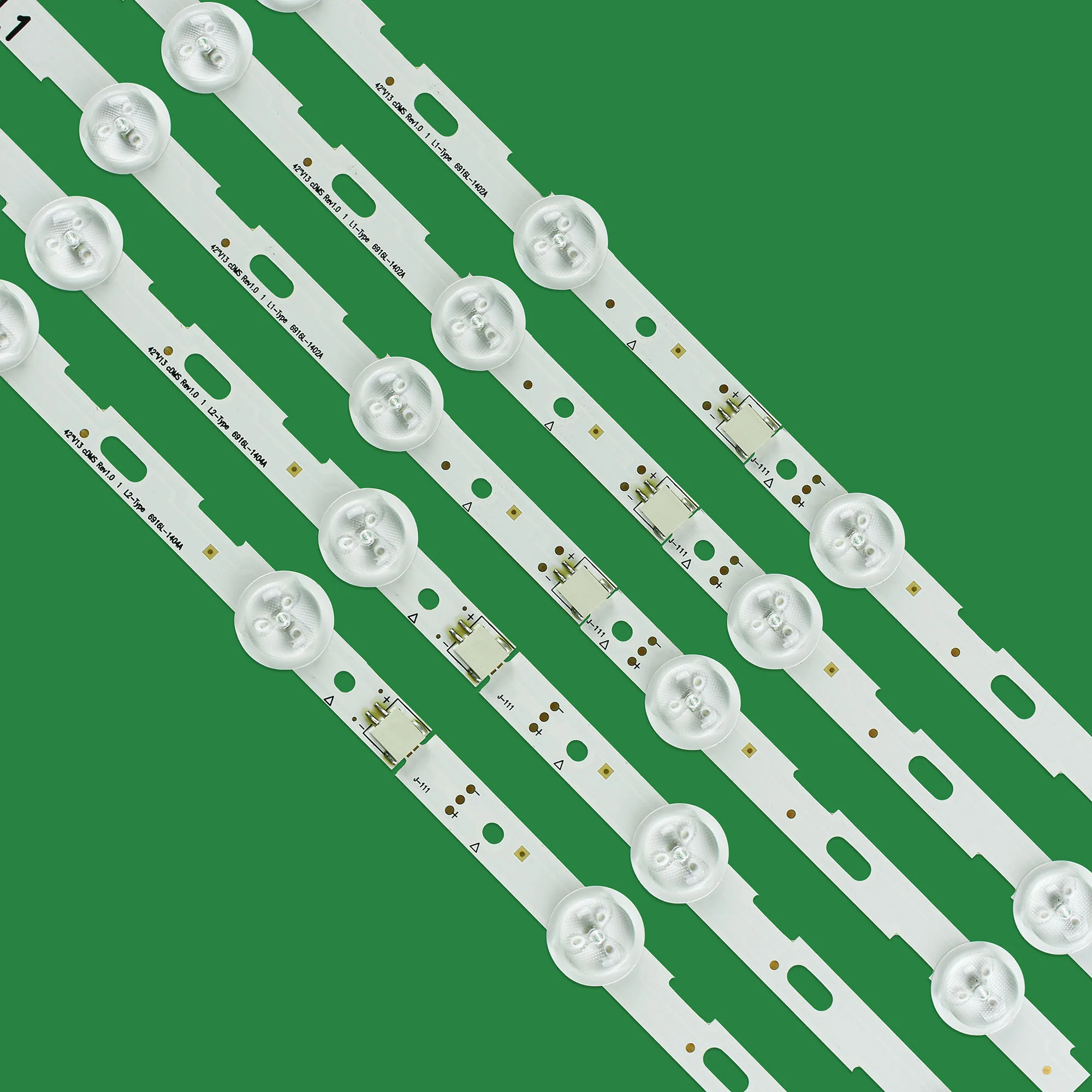 Bande LED pour LG 42 "V13 cDMS Rev1.0 1 L1 R1 L2 R2-Type 6916L-1402A DP42D23, 10 pièces