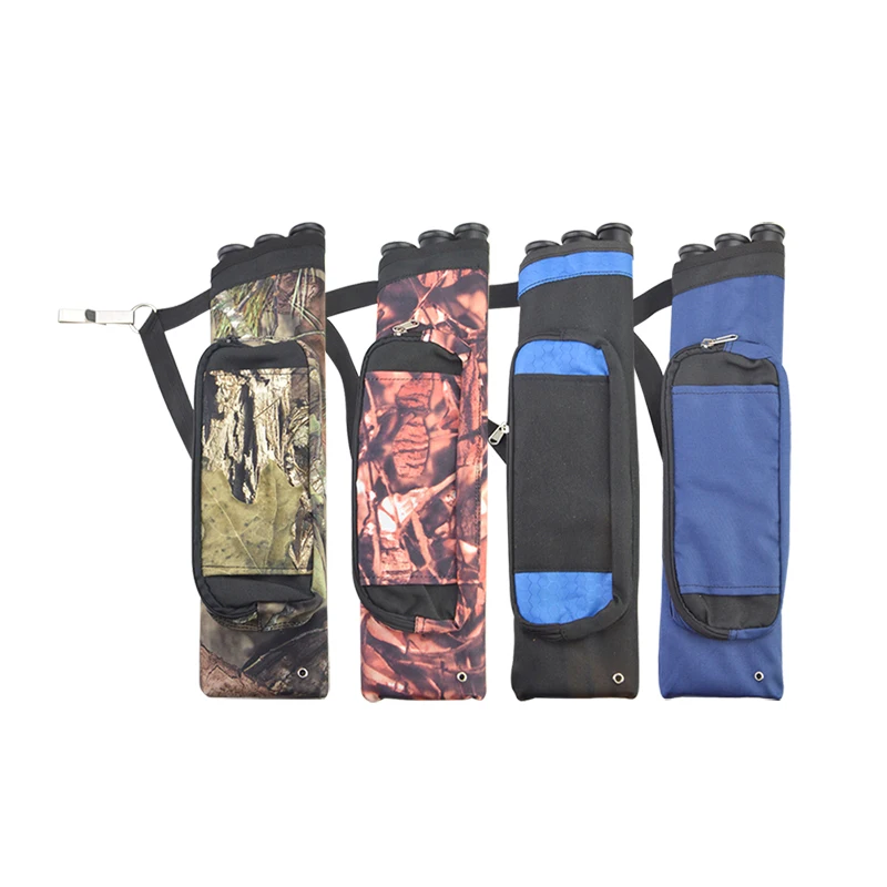 1pc Archery Quiver 3 Tubes Arrow Quiver Tube Arrow Holder Portable Strape Hunting Bag Hunting Archery Accessories