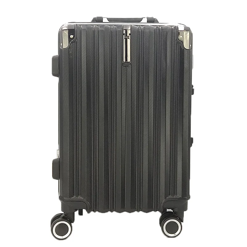 LeTrend Aluminum Frame+PC+ABS Rolling Luggage, 20 Inch Castor Lock Trolley Universal Travel Luggae High Quality