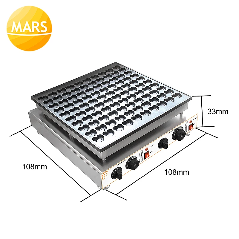 Mini gaufrier en forme de cœur électrique, antiadhésif, pour crêpes néerlandaises, Grill de cuisine