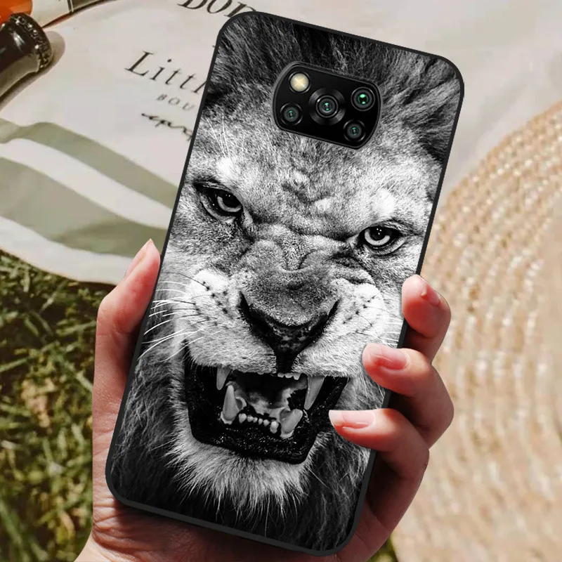 For Xiaomi Poco X3 Pro Case Soft TPU Silicone Cover for Poco X3 Pro X3Pro Phone Case PocoX3 Pro Cute Cat Protective Case Bumper