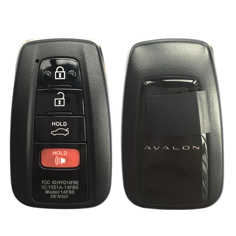 

CN007136 Replacement 4 Button For Toyota Avalon Smart Keyless Go Key With 314.4Mhz Frequency HYQ14FBE 8990H-07020 (0410)