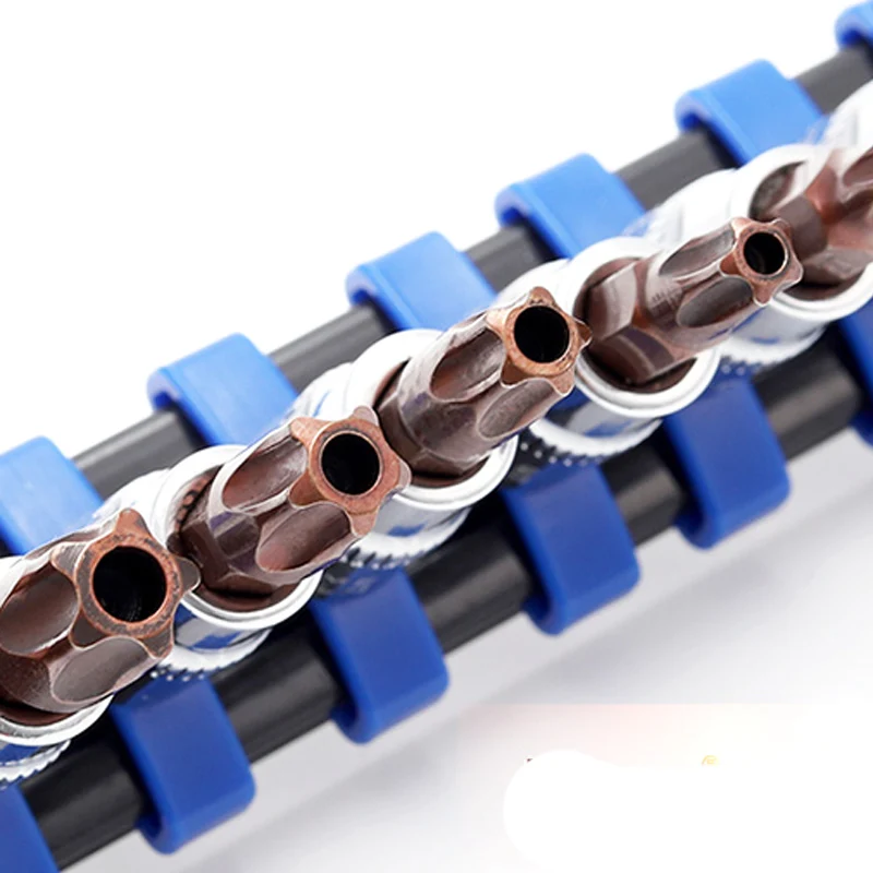 1/4 Drive Torx Star Pentalobe Cacciavite Bit Socket Set Casa Tool Kit di Riparazione Auto Cr-V Presa Bit T10-T50 con Presa di Supporto