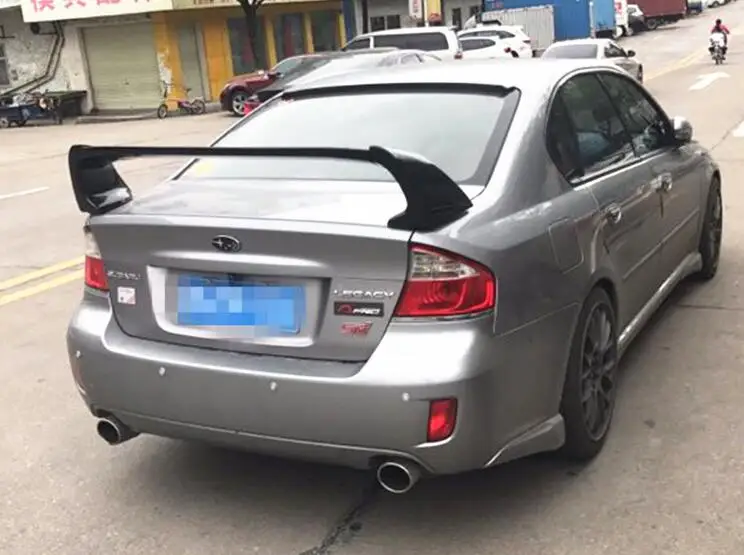 For Legacy Spoiler 2006-2013 SUBARU Legacy FD2 Spoiler 3DCK ABS plastic Material Car Rear Wing Color Rear Spoiler