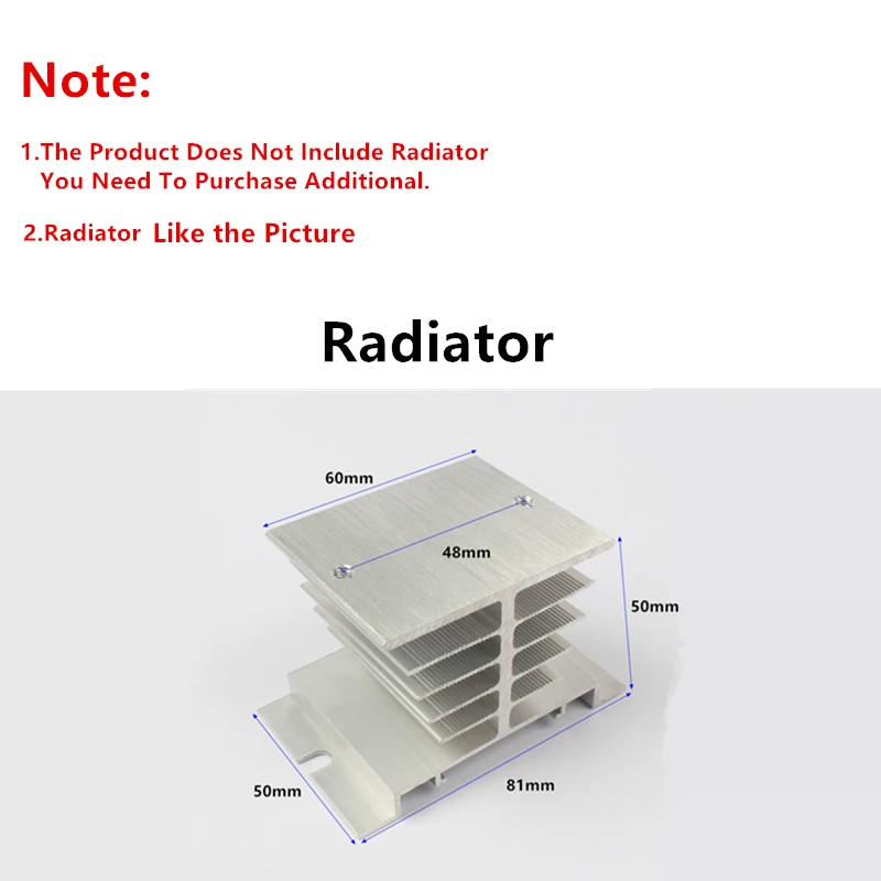 Relais à semi-conducteurs monophasé 10A/25a, SSR-10DA/25DA MGR-1 D4810/D4825 DC, contrôle AC 3-32VDC à 24-480VAC avec couvercles de protection