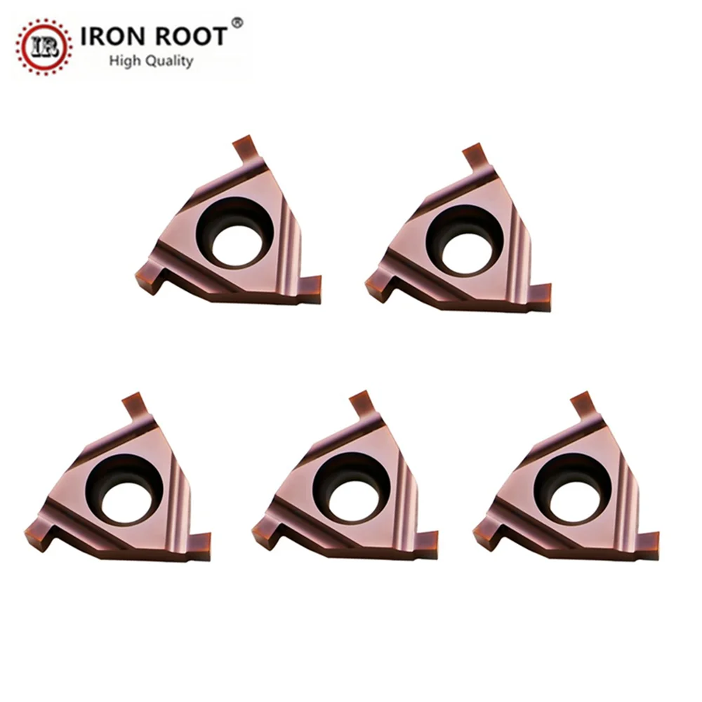 IRON ROOT Carbide Inser T16N 130 -T16N 235 TG1115 CNC Turning Tool Grooving Carbide Insert For SER SEL SNR Tool Holder