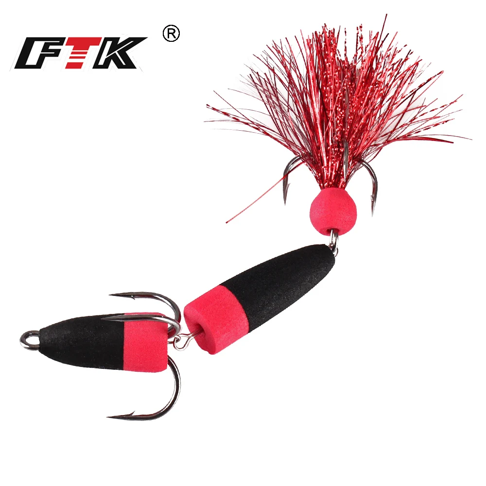 FTK Mandula Hot Sale Fishing Lure Size S M Soft Lures Foam Bait Swimbait Wobbler Bass Pike Lure Insect Artificial Baits Pesca