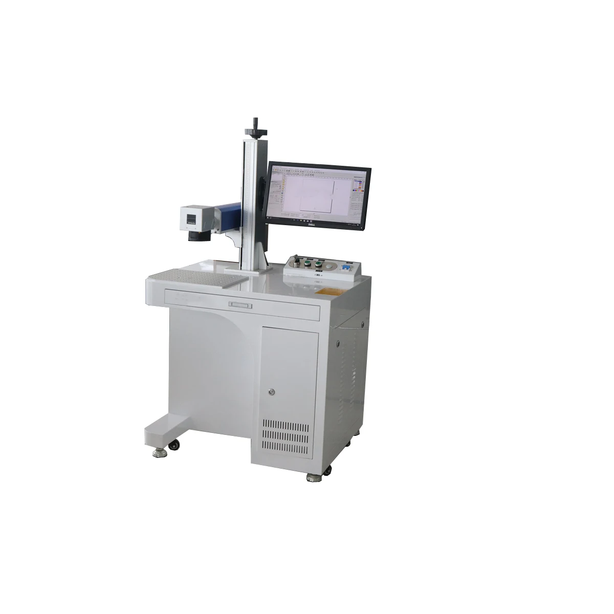 AccTek High Speed Laser Marking Machine for Marking 1d Code/Qrcode/Text/Symbol or Graphic on The Surface of PCB Production Line