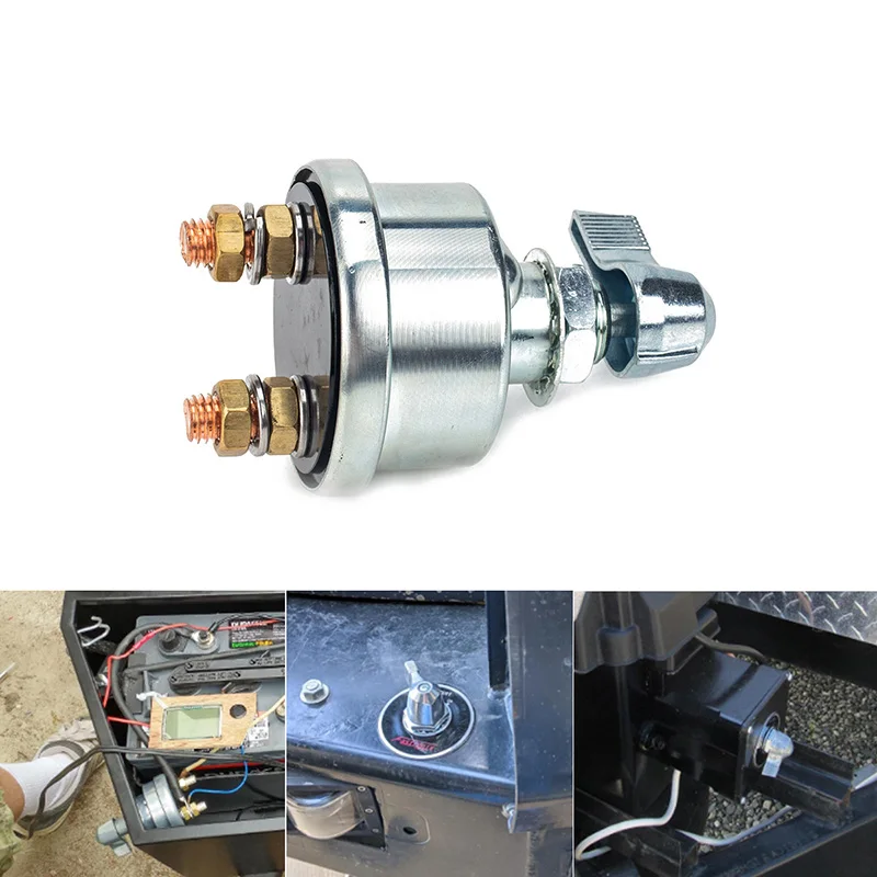 

2020new All copper material 12V Master Battery Disconnect Kill Switch with Copper Contacts For Car Boat