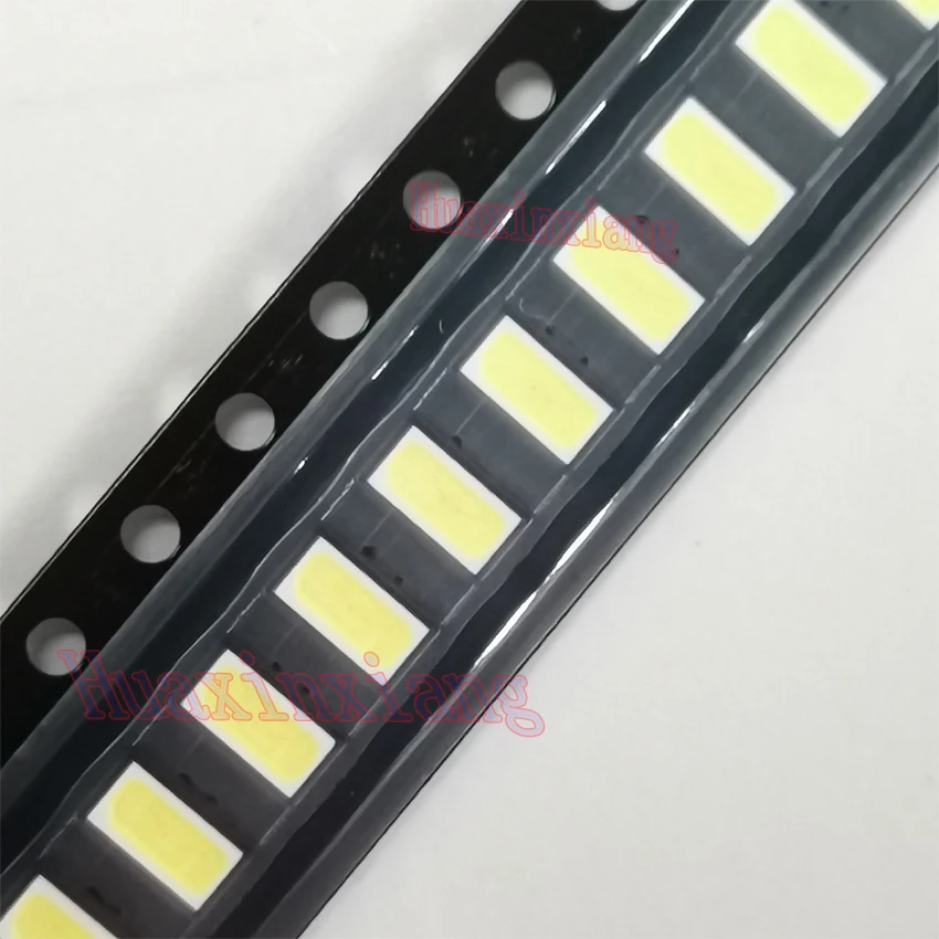 100PCS/Lot SMD LED 4020 3V 0.5W 48LM Cool White For Everlight  TV/LCD Backlight Application
