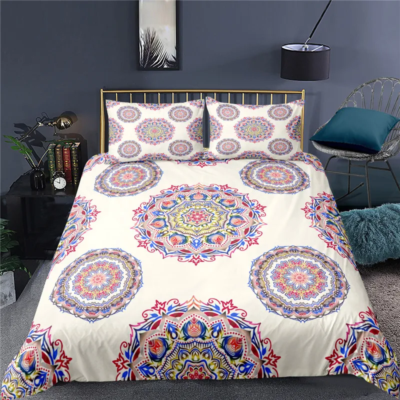 

Bohomian Bedding Sets Queen Size 3D Design Custom Duvet Cover Set Bed bedline Twin Bed Sets Home bed linen