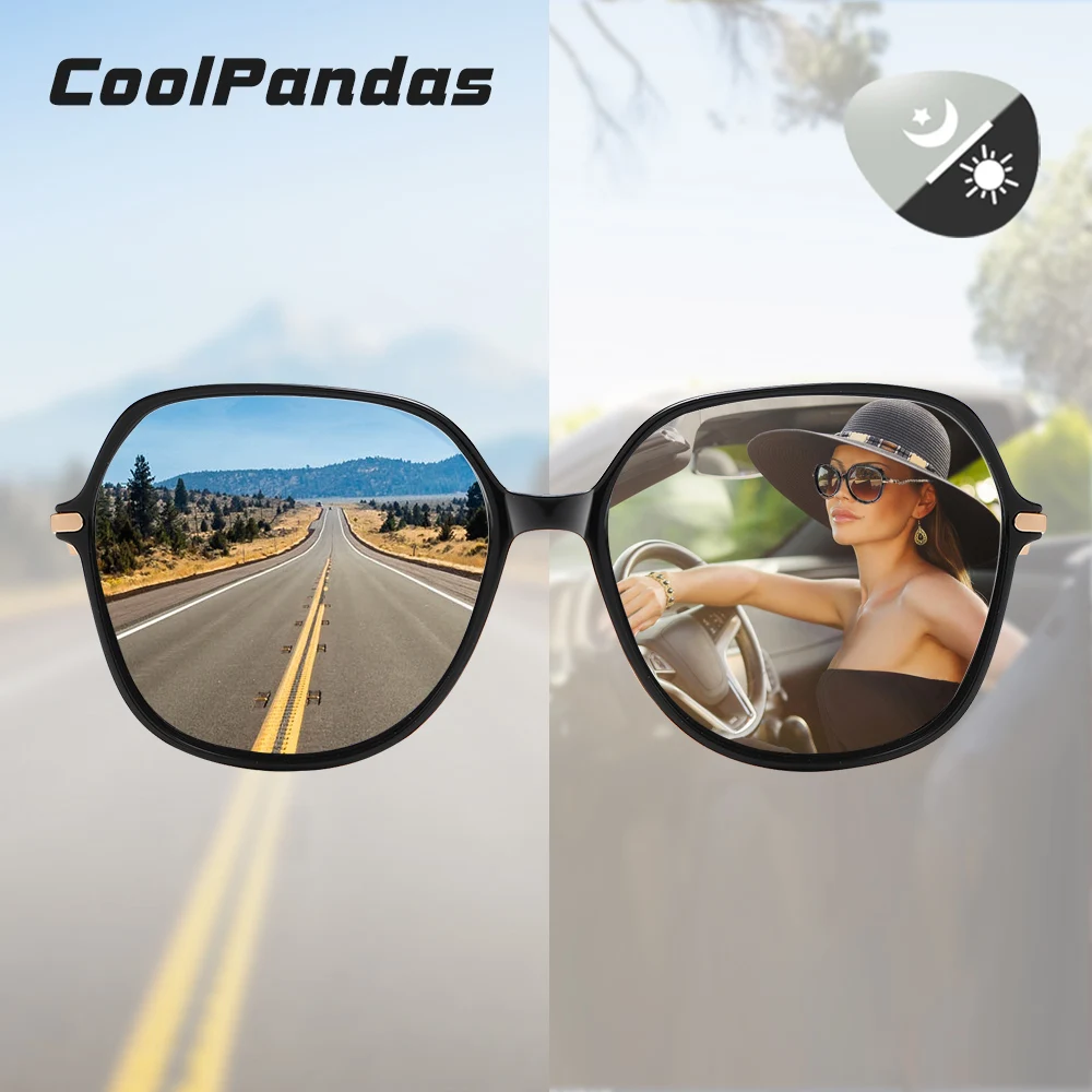 

Top Aviation Polarized Lady Oversize Sunglasses Photochromic Vintage Women Sun Glasses Travel Driving Female Brand oculos de sol