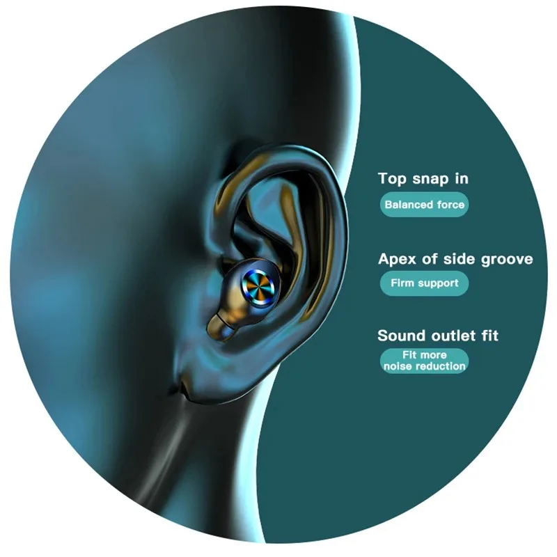سماعات أذن ستيريو TWS لاسلكية مزودة بتقنية البلوتوث 5.0 مع بنك طاقة بقدرة 2000 مللي أمبير في الساعة لهواتف آيفون 12 الصغيرة من شاومي
