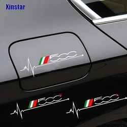 Car Tank Oil Sticker For Fiat 500 500x 500l 500e Car Accessories