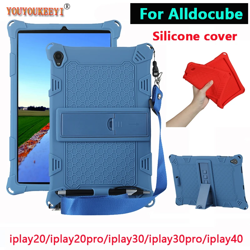 Newest Silicone Cover For ALLDOCUBE Iplay40 Child Safety Anti-Drop Silicone Case For Iplay30/iplay30pro/iplay20/iplay20proFundas