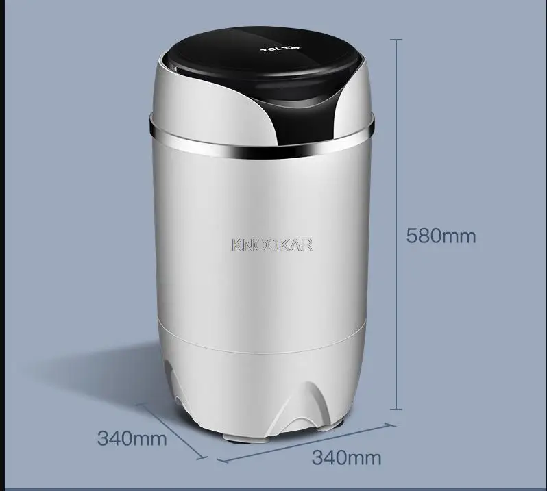 Mini machine à laver portable, 2,8 kg, pour vêtements de bébé, linge, sèche-linge