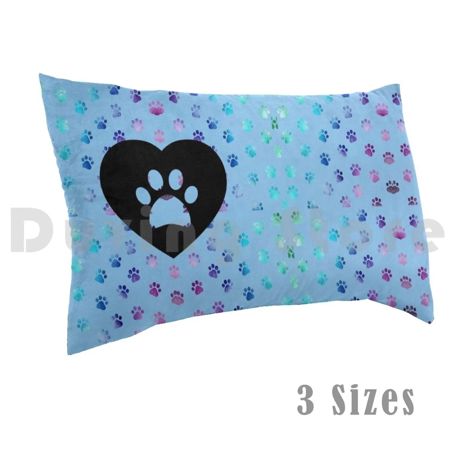 Animal Love Pillow Case 20*30 Inch Animal Paws Paw Dog Cat Dog Dog Paw Cat Paw Animal Animal Paw Dan Levy Daniel