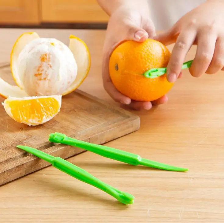 

2019 new 15cm Long section Orange or Citrus Peeler Fruit Zesters Compact and practical kitchen tool SN2645